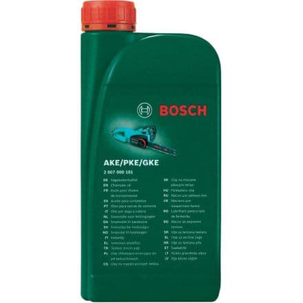 Bosch Bio-Degradable Chainsaw Chain Oil 1ltr