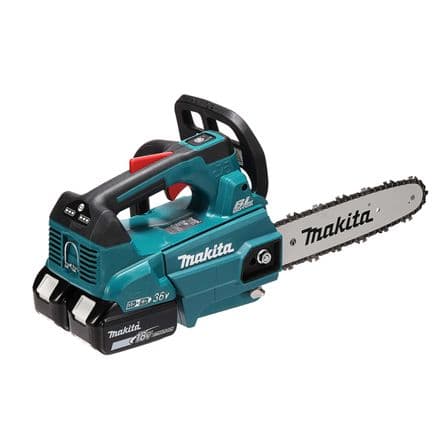 Makita DUC256PT2 Twin 18v Top Handle Chains Saw BL LXT