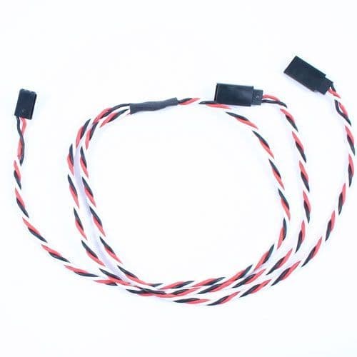60Cm 22Awg Futaba Twisted Y Extension Wire ET0755