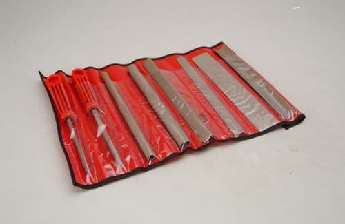 Perma-Grit 8 Tools w/Wallet - Fine T-PGSET8F