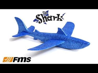 FMS 365mm Free Flight Shark Glider Kit FMS128