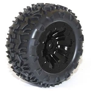 Ftx Carnage Mounted Wheel/Tyre Complete Pair - Black FTX6310B