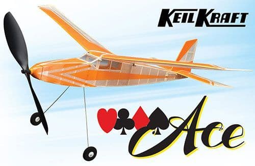 Keil Kraft Ace Kit - 30"  Free-Flight Rubber Duration A-KK2020