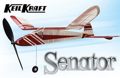 Keil Kraft Senator Kit - 32" Free-Flight Rubber Duration A-KK2060