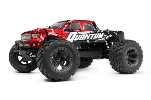 Maverick Quantum MT 1/10 4Wd Monster Truck - Red MV150102