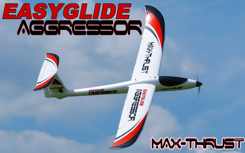 Max Thrust Aggressor Easyglide Glider PNP 1-MT-AGGRESSOR-EASYGLIDE