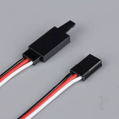 Radient Futaba HD Extension Lead with Clip 1000mm