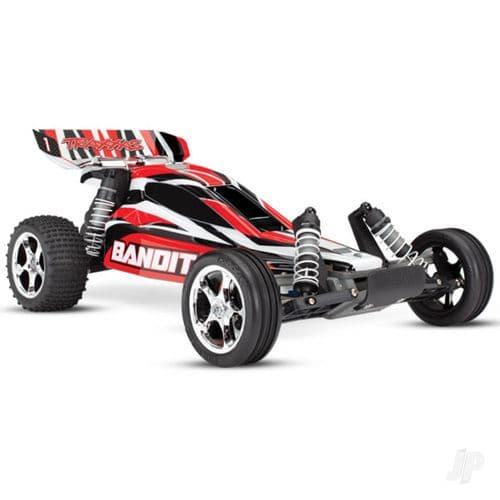 Traxxas Red Bandit 1:10 2WD RTR Electric Off-Road Buggy (+ TQ 2-ch, XL-5, Titan 550) TRX24054-4-RED