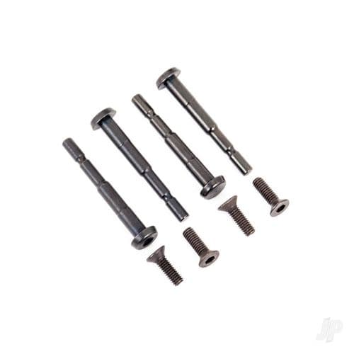 Traxxas Shock pins, hardened steel (front (2), rear (2))/ 2.5x8mm CCS (4) TRX9663