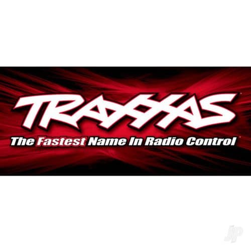 Traxxas Traxxas racing banner, Red & black (3x7 feet) TRX9909