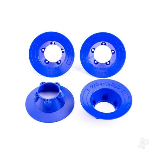 Traxxas Wheel covers, blue (4) (fits #9572 wheels) TRX9569X