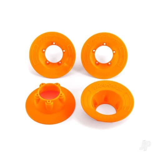 Traxxas Wheel covers, orange (4) (fits #9572 wheels) TRX9569T
