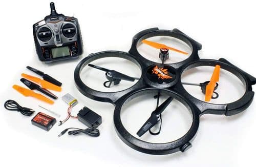 UDI U829A 2.4GHz 4 CH 6 Axis Gyro RC Quadcopter with Camera